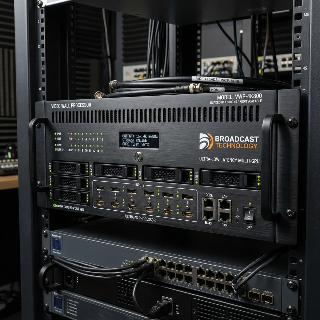 Studio Video Wall Processor Computer